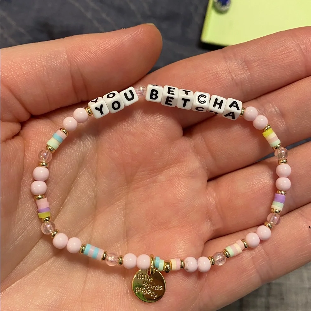 Little Words Project Beaded Bracelet - Picture 2 of 2